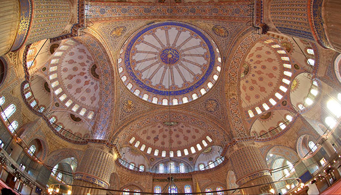 بخش های مختلف مسجد سلطان احمد استانبول